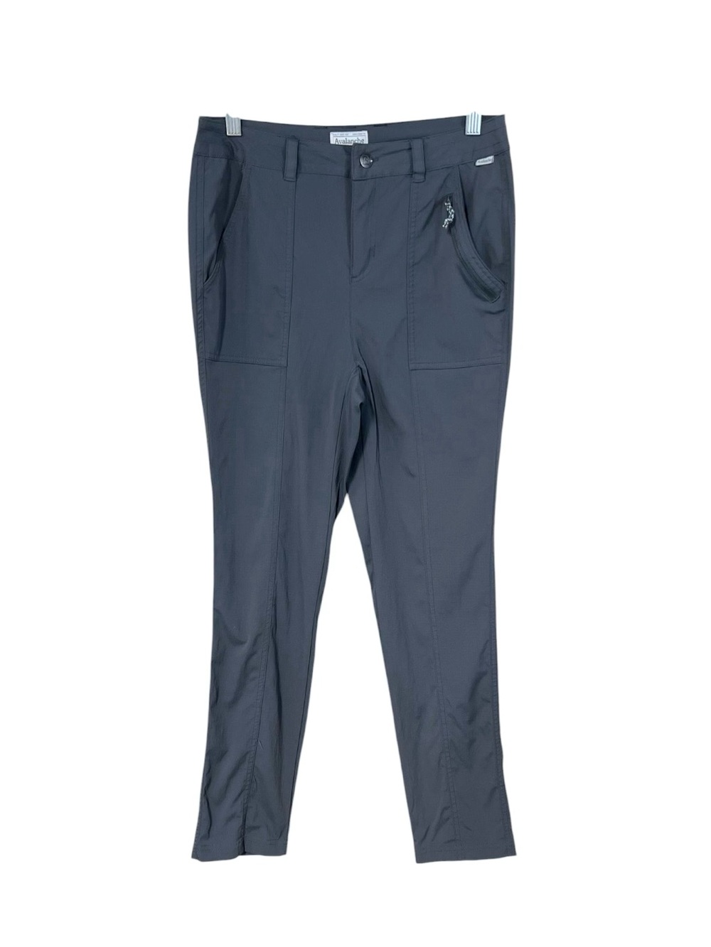 Avalanche Hiking Pants Gray Nylon Outdoor Quick Dry Zip Pocket Women’s Small